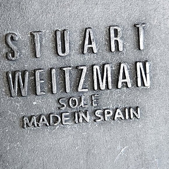 Stuart Weitzman softest leather gold bow/patent leather bow ballet flat shoes 5 - Picture 9 of 13